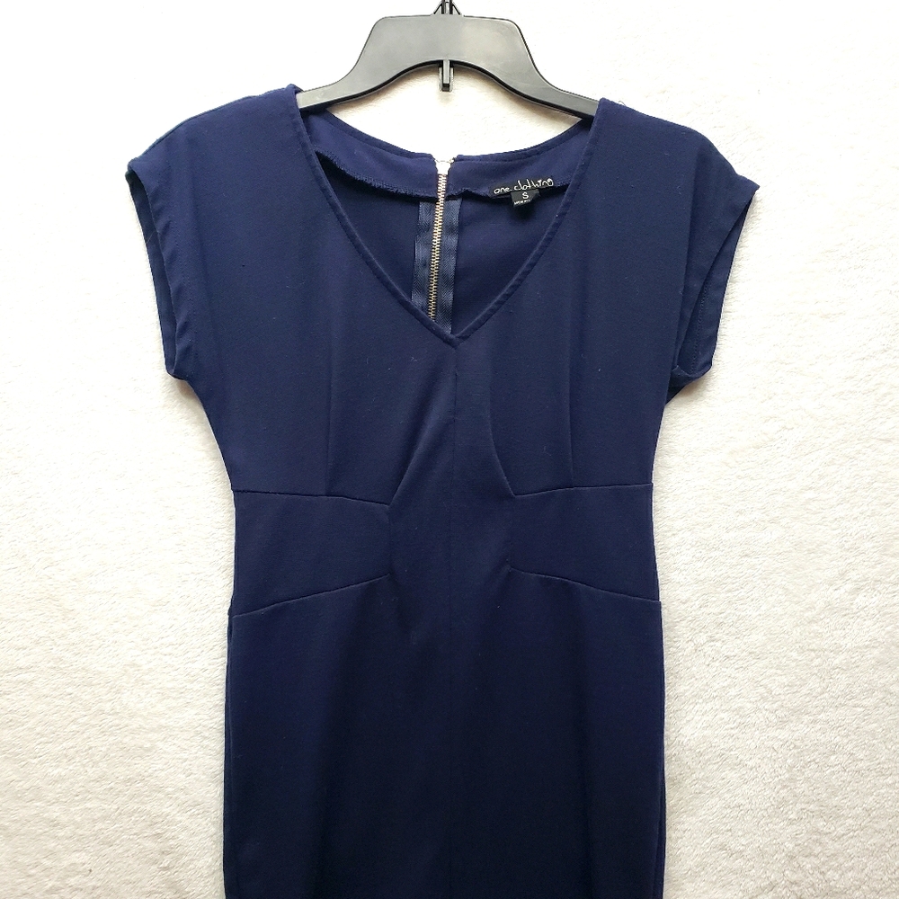 One Clothing Navy Mini Dress